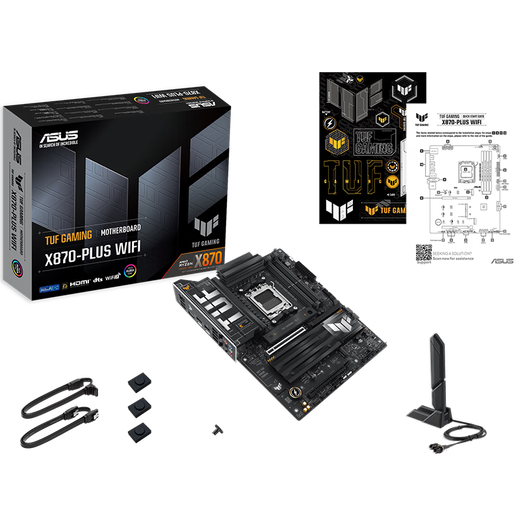 Asus TUF X870 motherboard heavy gunner WIFI e-sports agent supports AMD AM5 CPU 9900X/9950X TUF GAMING X870-PLUS WIFI