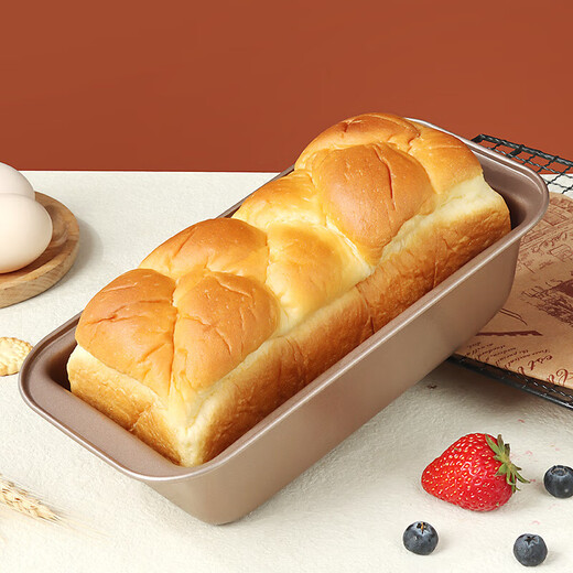 Baijie Baking Tool Set Household Cake Mold Oven Supplies Non-stick Living Bottom Mold Baking Toast Mold Roll-top Bread Mold