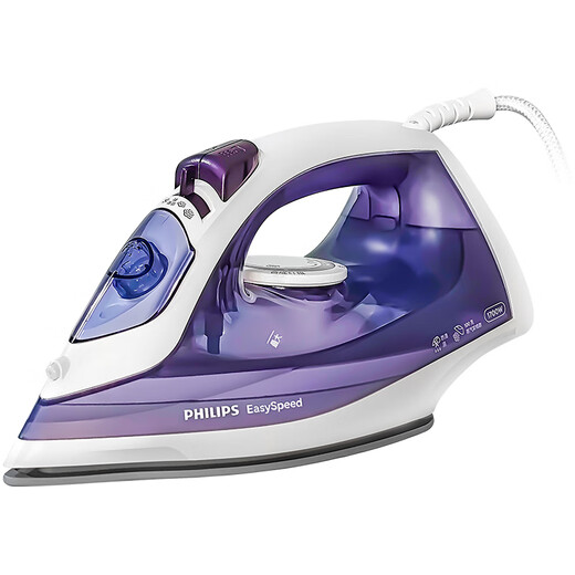 
Philips electric iron home handheld large steam high power small ironing machine ironing artifact ceramic base plate GC1752/1700W (steam volume 25 grams/minute)