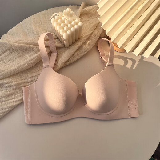 FENTENGCARE Large Size Thin Seamless Upper Support Anti-sagging Breast Reduction Bra Soft Steel Ring Gathering Big Breasts Revealing Small Underwear Women's Bra