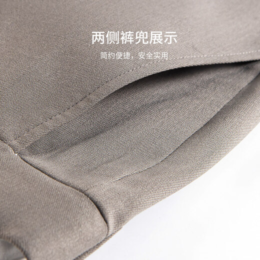 Shanshan suit men's four-season business casual suit and trousers two-piece suit groom and groomsmen slim wedding dress for men light beige 170/88A(46) 170/80A(31)