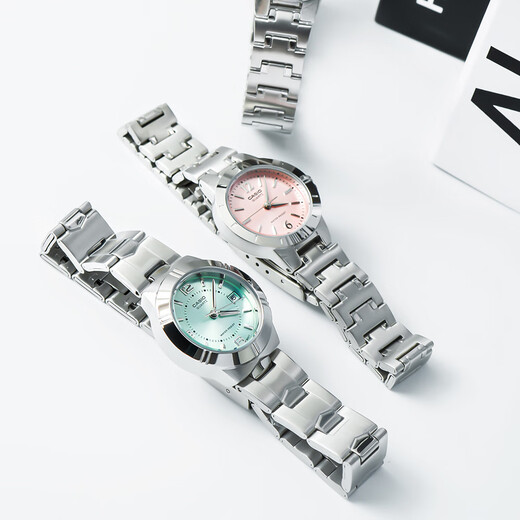 卡西欧（CASIO）复古简约休闲百搭防水指针都市学生女表LTP-1177A-1A 3A 石英表 LTP-1391D-7A