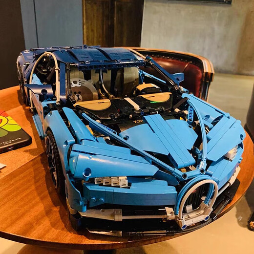 Bloques de construcción Control remoto Lamborghini Porsche 911 Bugatti Boys Boys Birthday Gift 7-14 años Juguetes de carreras Bugatti Veyron 1355 PILLETS - Versión de control remoto