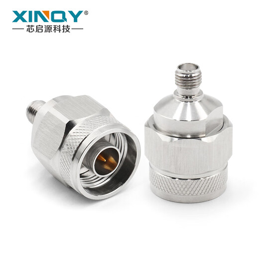 Xinqy Core Qiyuan n bis SMA RF-Adapter 18/40 GHz Hochfrequenz 3,5/2,92/2,4 mm austauschbarer Koaxialanschluss N Male-SMA Female (18G)