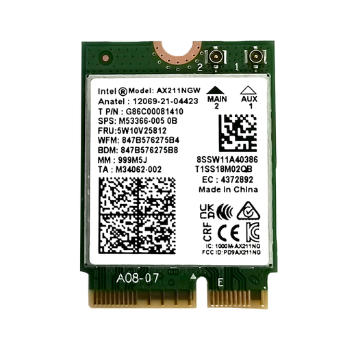 奥德茂 英特尔ax211 ax201无线网卡 cnvi M2台式机5G双频千兆笔记本 ax211+8db天线套件（台式机使用）