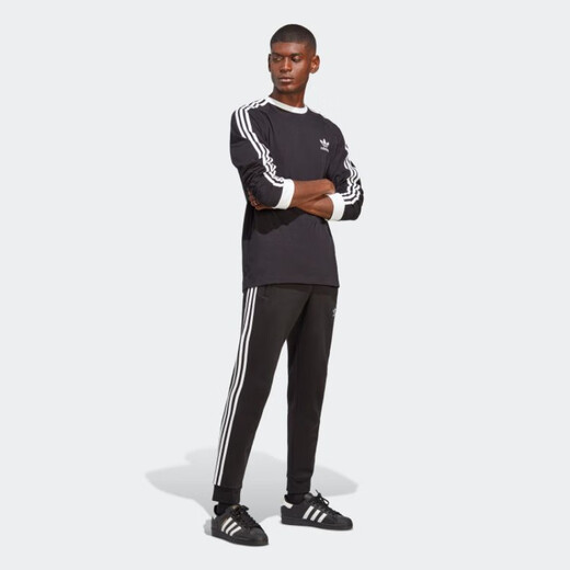 阿迪达斯 （adidas）【劲浪体育】七夕礼物男子复古穿搭运动修身长袖圆领T恤IA4877 IA4877 M