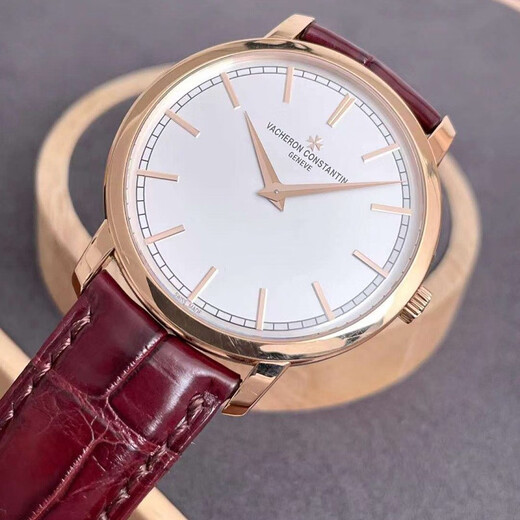 [SEGUNDA 99 NUEVO] Vacheron Constantin Men's Watch VC Serie Mecánica Automática Mecánica 18K Gold Belt Watch Luxury Watch 43075/000R-9737 Rose Gold