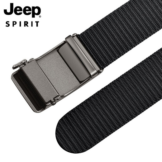 JEEP SPIRITJEEP Jeep belt men's canvas belt automatic buckle toothless simple wear-resistant brand belt military training belt