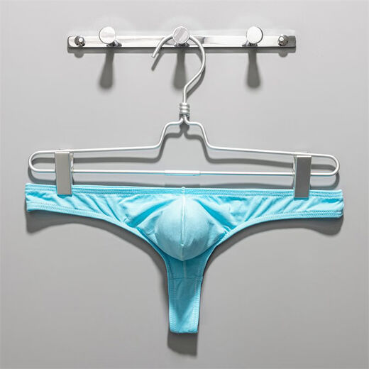 Mu Fengqing men's underwear thong cotton T-top breathable U-convex hip-lifting thong cotton underwear men's sexy low-waist underwear red XL