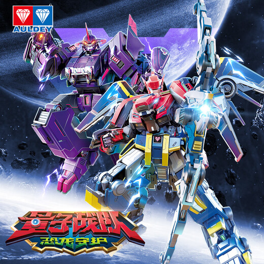 奥迪双钻（AULDEY）量子战队变形机器人单体机甲魔风战魂儿童玩具男孩生日礼物580816
