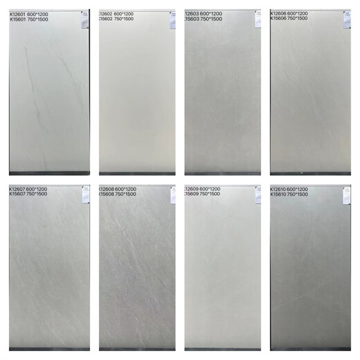 Xmsj einfach Farbe weiches Licht und Körper Antike Keramikfliesen Wohnzimmer Schlafzimmer Hautglasur Super Wear-resistenter Bodenfliesen 750*1500 K12609 600*1200