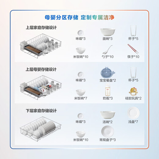 老板（Robam）消毒柜家用嵌入式消毒碗柜婴儿奶瓶消毒烘干双层低温快消自动换气二星级国家补贴紫外线XZ716A