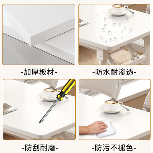 Chibalun folding table computer table desktop folding desk home study table office training table 120*60