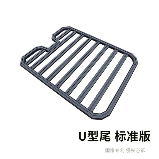 Beijing BJ40 BJ30 Lincoln Aviator Patrol Patrol roof rack frame expansion platform SUV modification special L3 platform 2.2 meters aluminum alloy U-shaped