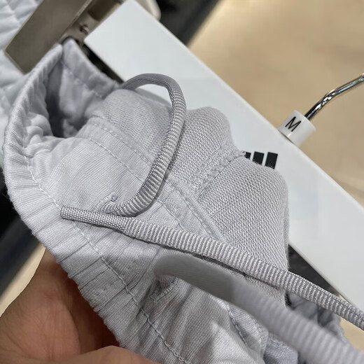 Adidas (adidas) sports pants men's pants 2025 spring new casual pants knitted breathable loose feet pants trousers IP3927 light gray XL
