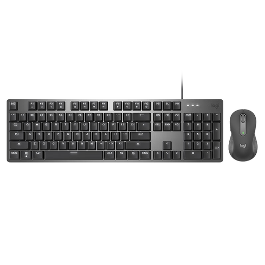 罗技（Logitech）K845机械键盘背光有线键盘 游戏电竞键盘 茶青红轴键盘DIY键帽 办公游戏键鼠套装 全尺寸104键盘 K845+M650 M 键鼠套装 茶轴