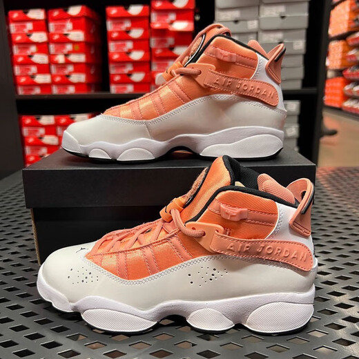 Nike (Nike) AJ Damenschuhe Air Jordan 6 Ringe AJ6 Joe 6 lässige Basketballschuhe Dämpfe Sneakers DM8963-801 36