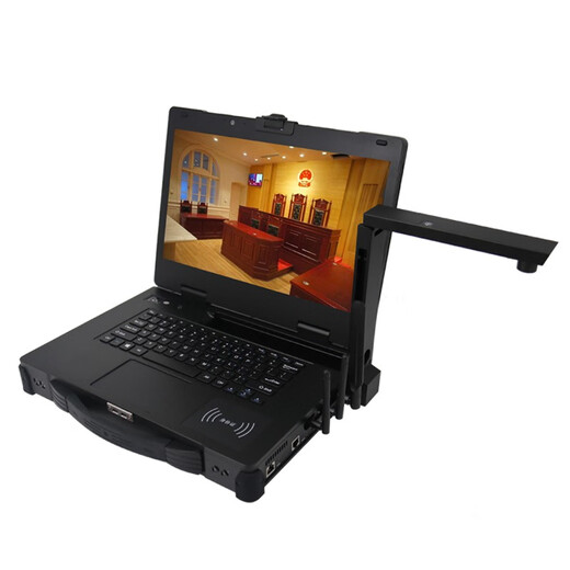 Lanju Technology (EVAK) 15.6-inch high-definition front and rear touch dual-screen reinforced laptop portable electronic evidence collection all-in-one machine with built-in data collection module dual-screen law enforcement portable machine with built-in large-capacity lithium battery power supply