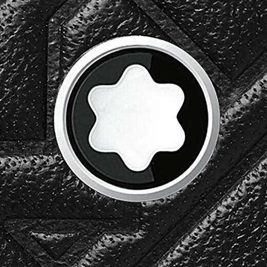 万宝龙MONTBLANC 劲黑系列时尚牛皮革8卡位钱夹 128638 礼物