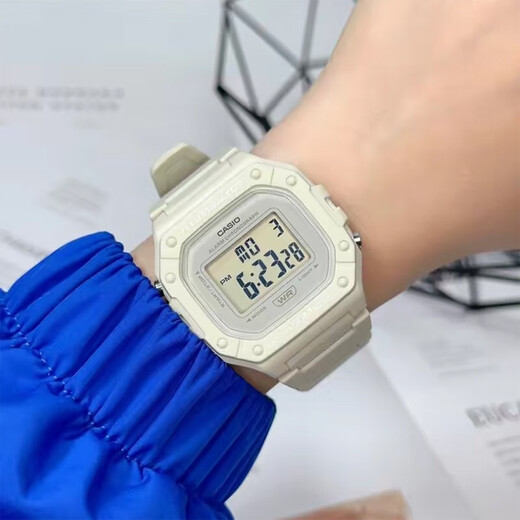 CASIO watch men's retro small square sports waterproof student men's and women's f91w series watch W-218HC-8A
