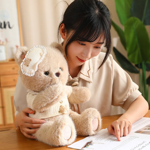 蓓斯曼泰迪小熊毛绒公仔娃娃毕业生日礼物女520情人节礼物玩偶儿童玩具 baby兔子 45厘米