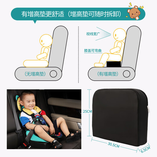 OTHER car child safety seat cushion 012 years old portable children's dining chair cartoon simple safety seat camouflage rabbit