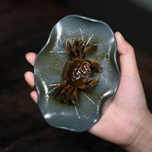 PAKCHOICE tea pet ornaments color change crab tea table ornaments tea pet can raise tea table ornaments tea set accessories quality tea ornaments color change crab