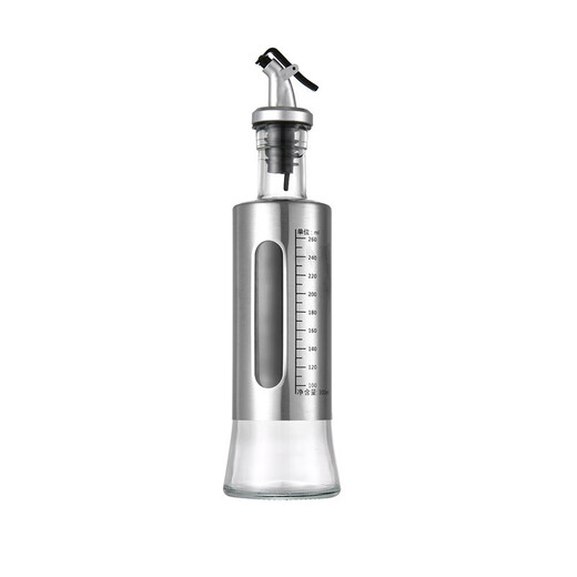 Hühnchen Bao Großhandel essbare Ölflasche Gewürzflasche Sesam Öl Sojas Sauce Essig leerer Flasche Press Typ Oil Topf Glasöl Flasche Hersteller 200 ml Scale Andere