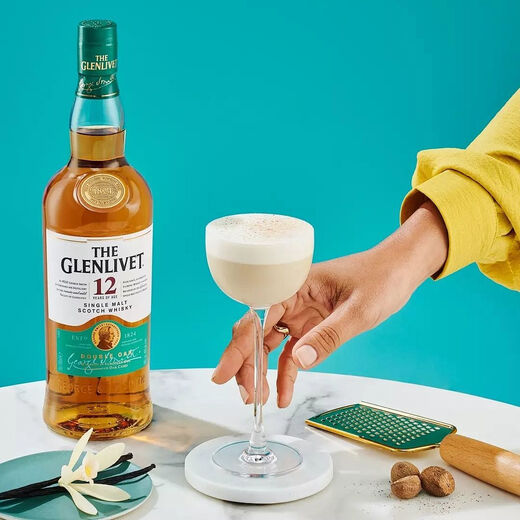 格兰威特（ThE GLENLIVET）12年陈酿苏格兰单一麦芽花果香威士忌洋酒 700ml 1瓶  