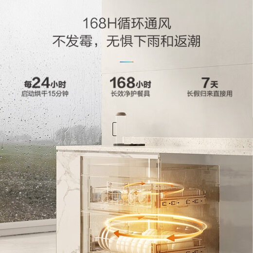 老板（Robam）消毒柜家用嵌入式消毒碗柜婴儿奶瓶消毒烘干双层低温快消自动换气二星级国家补贴紫外线XZ716A