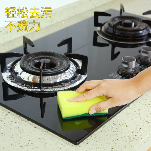 Jiaman sponge scouring pad cleaning brush kitchen pot and dishwashing tool absorbs water and removes grease sponge block dishcloth 10 pieces