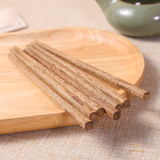 Mais (Mais) Hühnerflügelholz -Kinder -Essstäbchen Haushalte Massivholz -Stäbchen Baby -Esstabelle Kurzhärselstäbchen Training Essstäbchen 18 cm