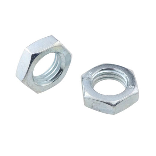 8.8 Tuerca delgada de alta fuerza galvanizada GB6172/6173 Tuerca plana hexagonal M16*2 [Opuesto 24 Grosor 7.85] 20 piezas