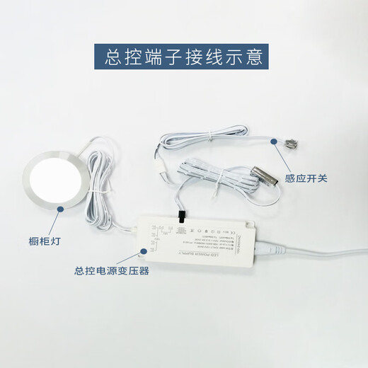 Tianshili infrared touch sensor switch hand scan door control human body 12v24v smart sensor LED cabinet light centralized control switch touch sensor switch (central control 5669)