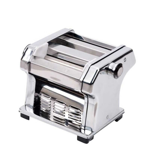 Fuxing Shandong Longkou Fuxing Brand Noodle Press Haushaltsnudelmaschine Vollautomatischer Knödel Ledermaschine Edelstahl Nudel Rolling Machine Elektrische DMT-5 mit Palettenrudebeutel