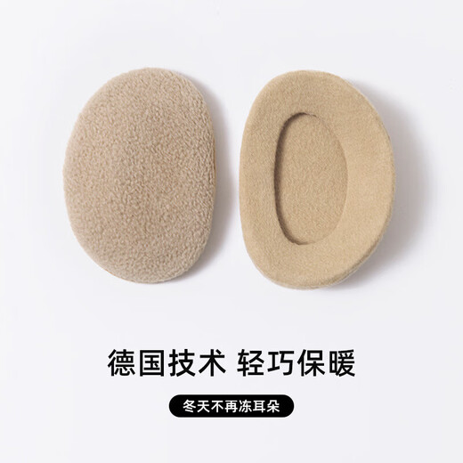 阿尤布冬季骑车寒保暖耳罩捂护耳朵神器德绒耳包户外骑行冻耳暖耳套 日系-黑色4202 【一对装】均码