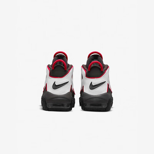 Nike (Nike) Zapatos para mujeres 2025 Summer NUEVO AIR MÁS UPTempo Pippen Shock-Showbing Basketball Zapatos deportivos para niños grandes y zapatos casuales DH9719-200 Negro, blanco y rojo 37.5