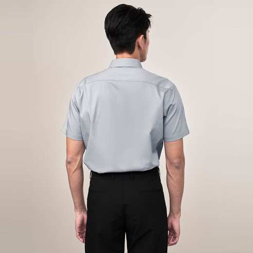 Hla Hailan Home Kurzärmel formelles Hemd Herren Sommerlicht -Business -Shirts und Serienkomfort Shirts Männer Männer