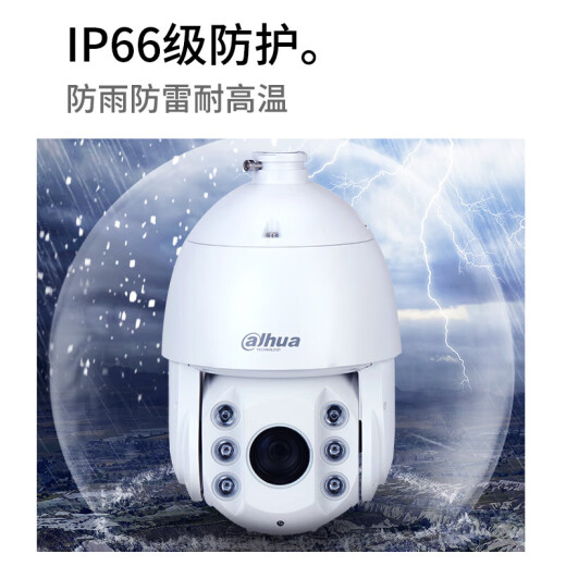 dahua大华6英寸网络球机 200万高清智能高速球机室外防水150米星光红外监控户外摄像头 23倍变焦DH-SD6223-D2-i 带128G卡