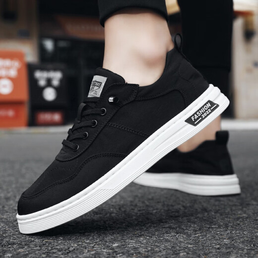 Huili Lienzo de cuatro estaciones zapatos para hombres Spring versátiles zapatos planos casuales de un solo paso zapatos de tela beijing