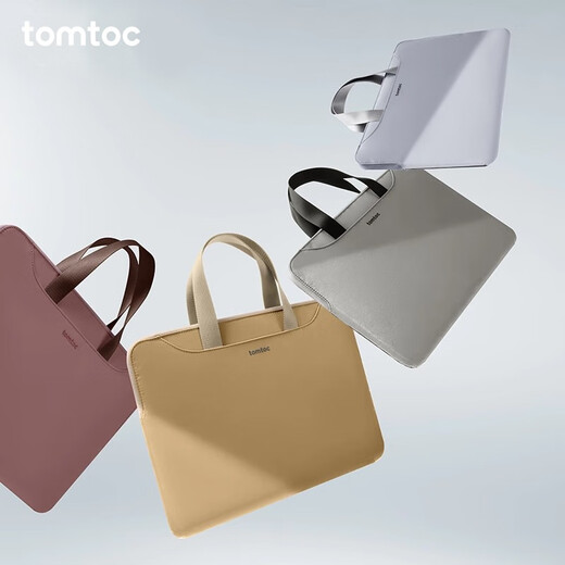Tomtoc thin and light laptop bag 14 inches laptop sleeve Lenovo Xiaoxin Apple MacBook Pro M5 black sand gray 14 inches