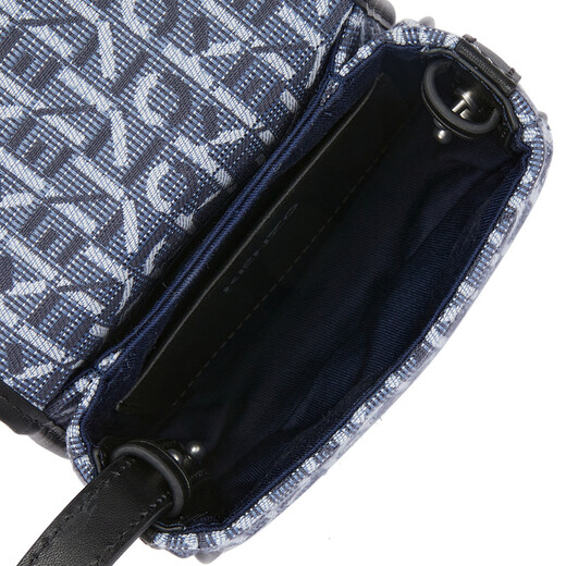 Kenzo Kenzo Takada Frauen Mini -Kurier Jacquard Umhängetasche Crossbody Bag Blue FB62SA702B01 76