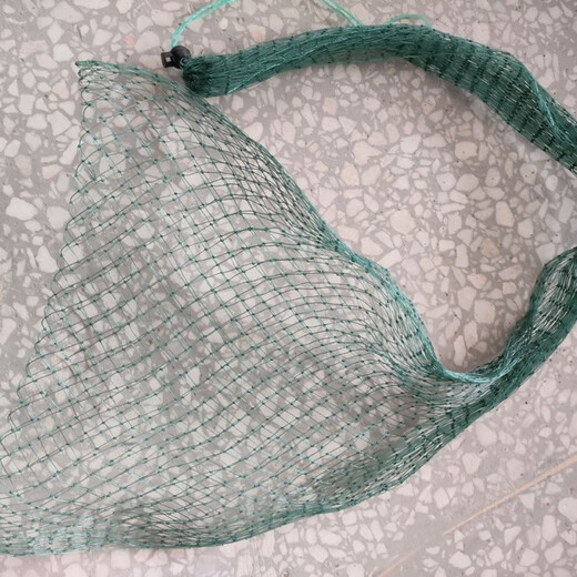 Baichao 1.5m steel circle ground fish protection net fish protection net dense eye quick-drying folding net bag fish bag fish bag fishing gear actual length 1.4 meters