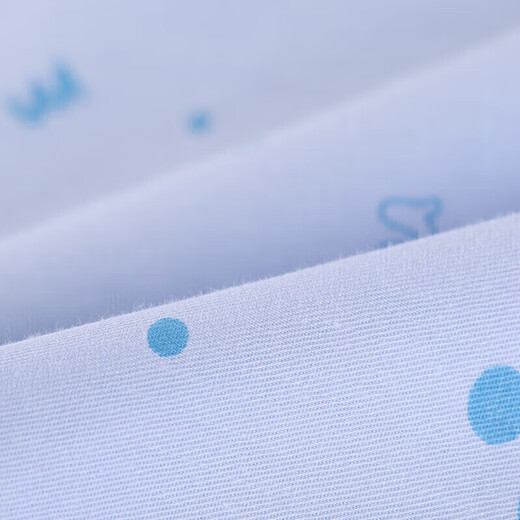 Disney Baby Baby Pillow Kindergarten nap newborn children 0-1-3-6 years old, all-season breathable and styling head protection sleep lengthening pillow core cotton pillow case Blue Dream