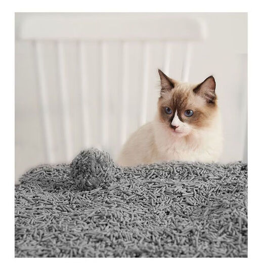 Pet cat litter Tofu cat litter milk aroma 2.5kg dust-free and fast flush toilet 5Jin [Jin equals 0.5kg] Cat cleaning supplies [2.5kg] Activated charcoal tofu cat litter 6 packs