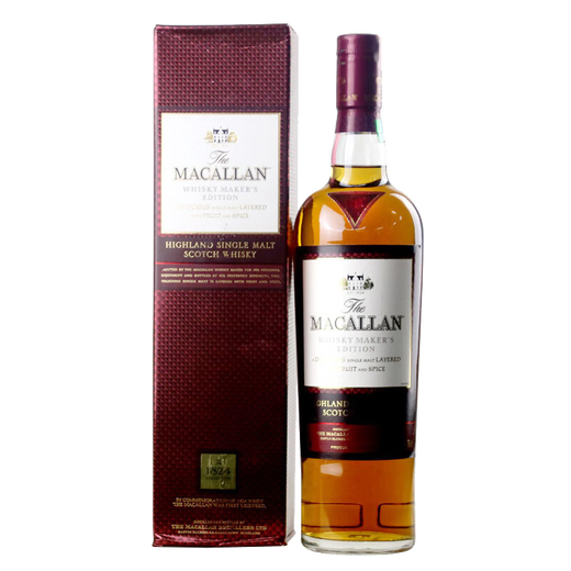 麦卡伦（MACALLAN）苏格兰进口洋酒单一麦芽威士忌 1824 大师风华700ml
