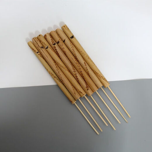 
Bu Neng Toy Simulation Bird Singing Bamboo Flute Musical Instrument Handmade Children's Lark Whistle Bamboo Nostalgic Whistle 2 Random