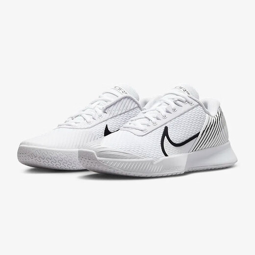 耐克（NIKE）Court Air Zoom Vapor Pro 2 轻便透气 缓震回弹 男士硬地网球鞋 白色 DR6191-101 标准40/US7