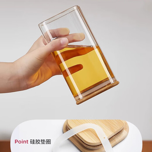 Jinpan kitchen spice box seasoning jar household food pepper anise anise star anise cinnamon storage box bottle sealed jar spice box 4-piece set 400ml