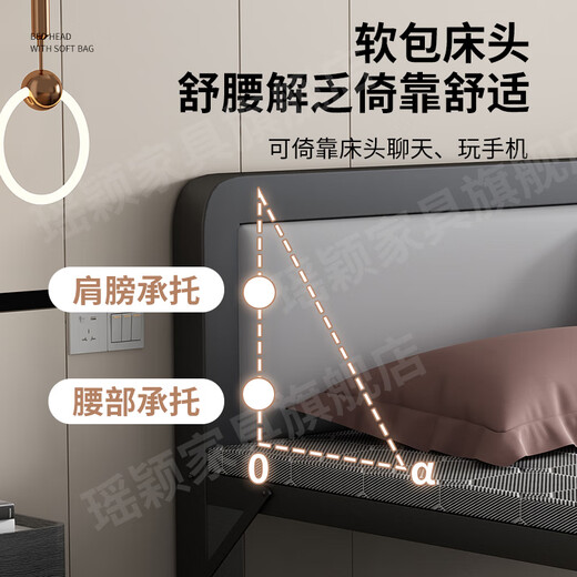 瑶颖(免安装)折叠床单人床家用午休床办公室午睡床陪护床硬板床铁床  100cm宽【软包双折+加粗框架】